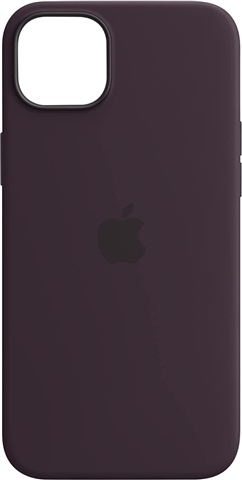 Funda de piel con MagSafe de color morado intenso para el iPhone