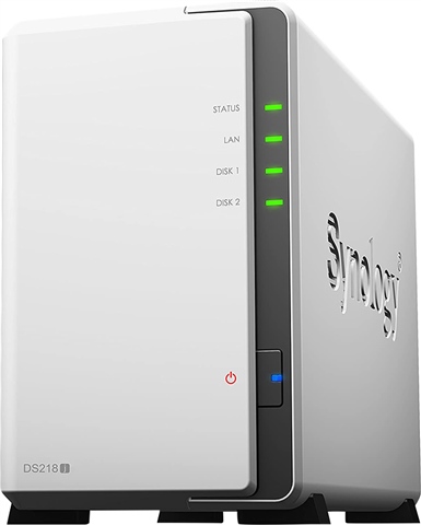 Synology DS218j 2-Bay NAS Bundle Mit 2x 3TB WD Red - 6TB Persönliche Cloud