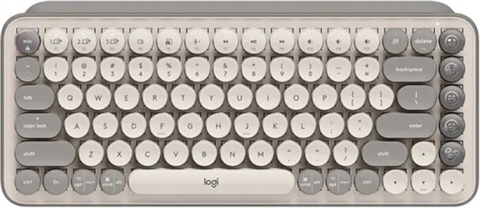 Logitech POP Keys Wireless Mecha Keyboard (Brown Switches) -Daydream, B ...
