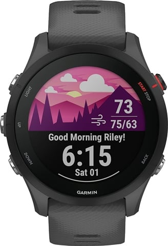 Garmin Forerunner 255 Music GPS Running 46MM Watch- Slate Grey, B